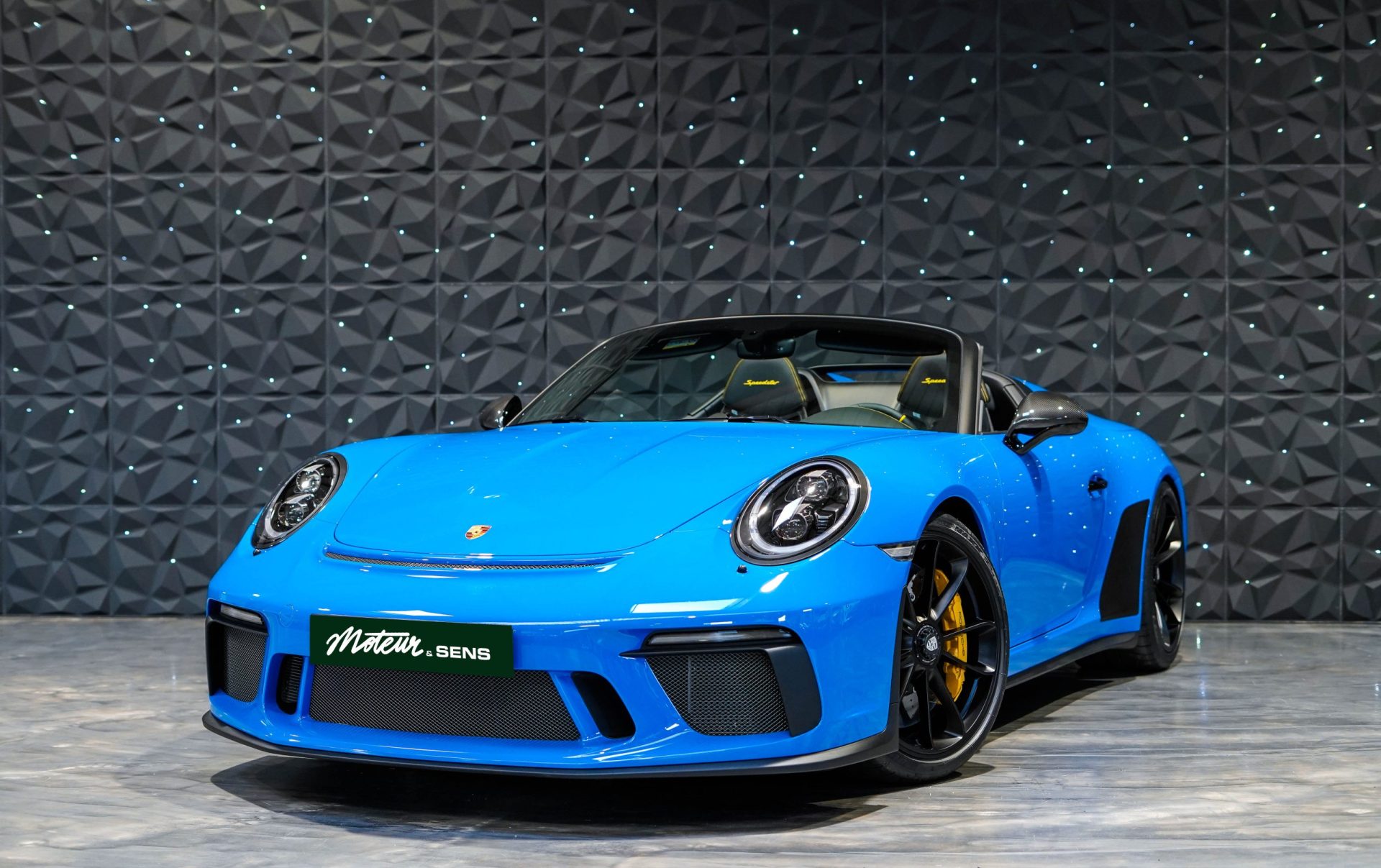 Porsche 911 Type 991 Speedster — Bleu Voodoo PTS, 8 600 km