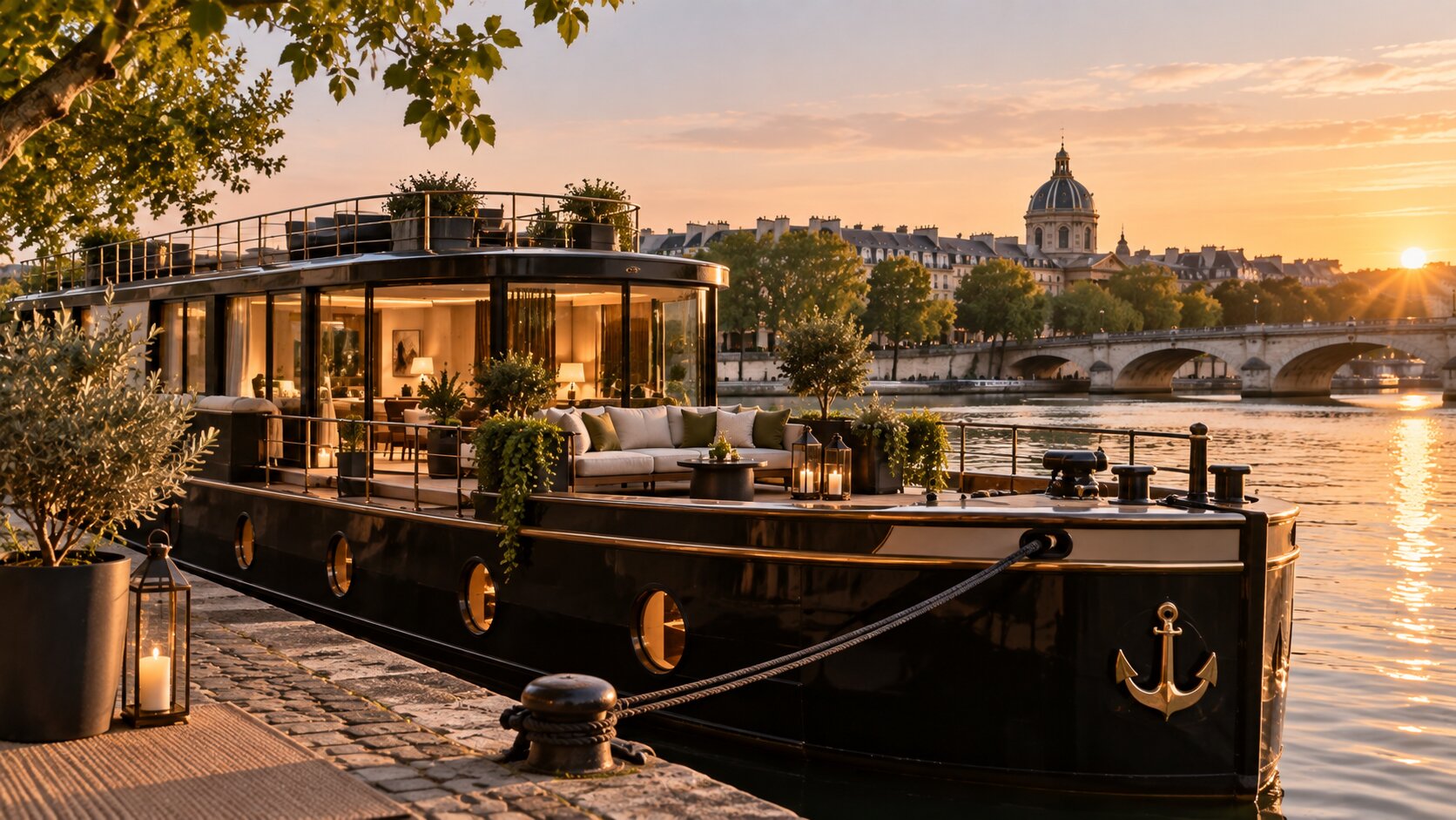 Péniche de luxe critères