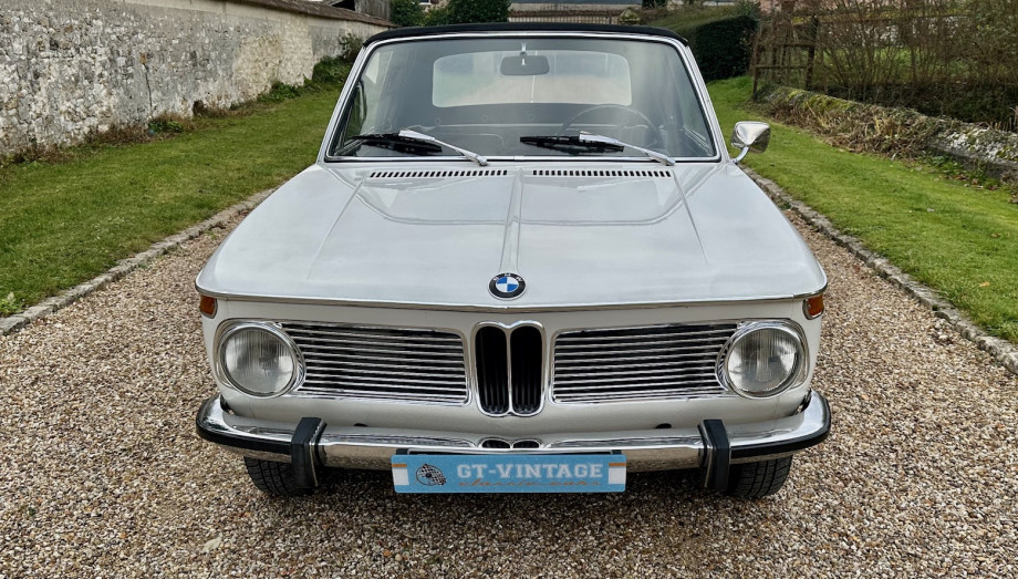 BMW 1600-2 Cabriolet Baur 1969, quatre places d'origine, blanc Chamonix – Photo 7
