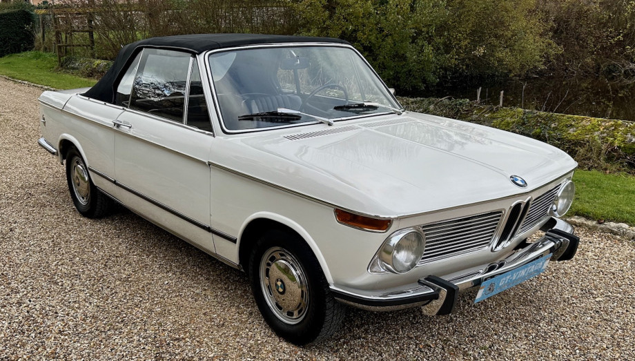 BMW 1600-2 Cabriolet Baur 1969, quatre places d'origine, blanc Chamonix – Photo 4