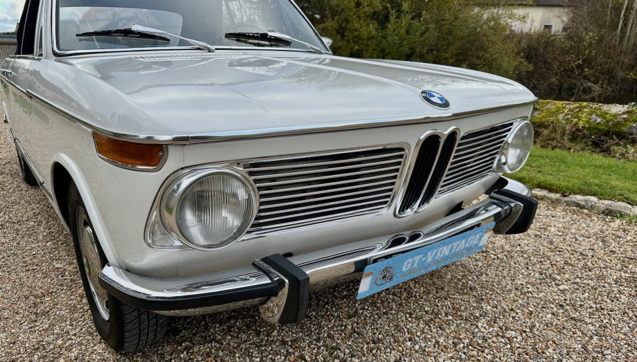 BMW 1600-2 Cabriolet Baur 1969, quatre places d'origine, blanc Chamonix – Photo 13