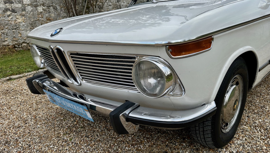 BMW 1600-2 Cabriolet Baur 1969, quatre places d'origine, blanc Chamonix – Photo 18