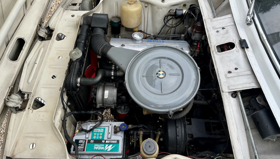 BMW 1600-2 Cabriolet Baur 1969, quatre places d'origine, blanc Chamonix – Photo 53