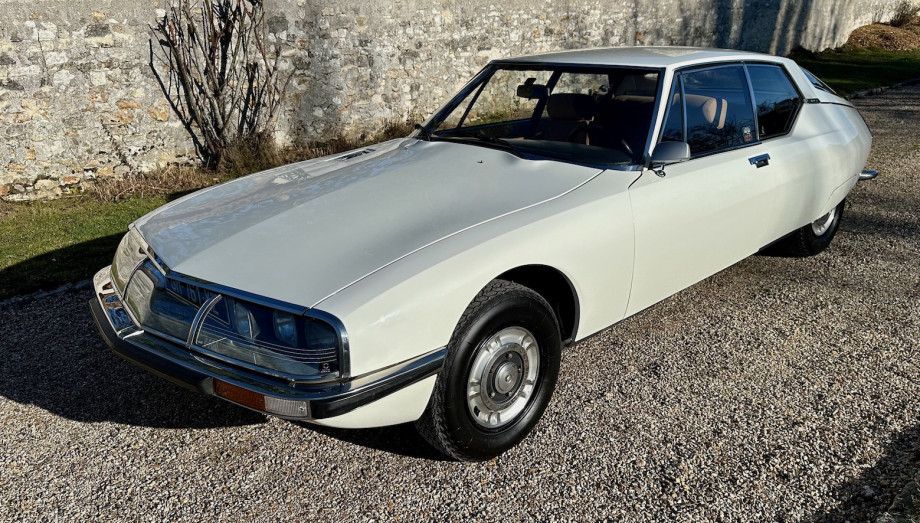 Citroën SM 1971 – Coupé V6 Maserati blanc, 67 245 km, seconde main – Photo 1