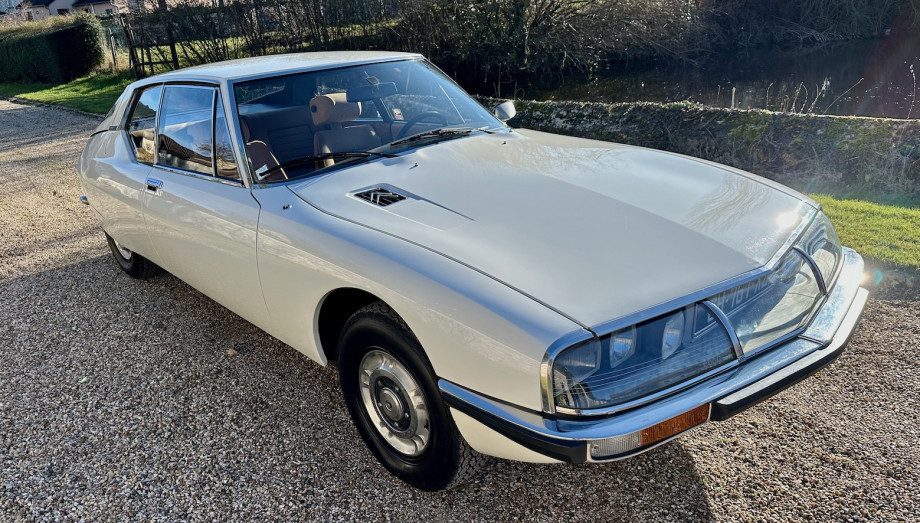 Citroën SM 1971 – Coupé V6 Maserati blanc, 67 245 km, seconde main – Photo 3