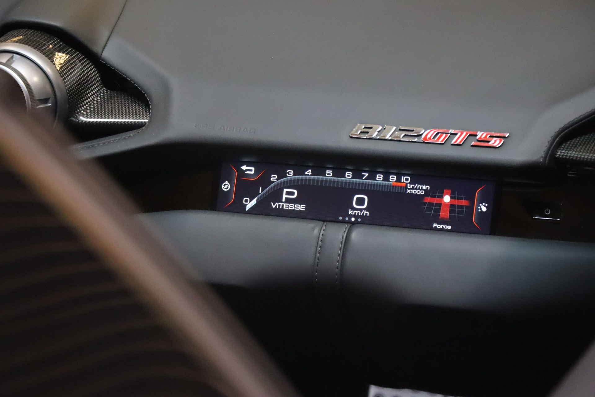 Ferrari 812 GTS V12 800 ch – Nero Daytona, 14 290 km – Photo 33