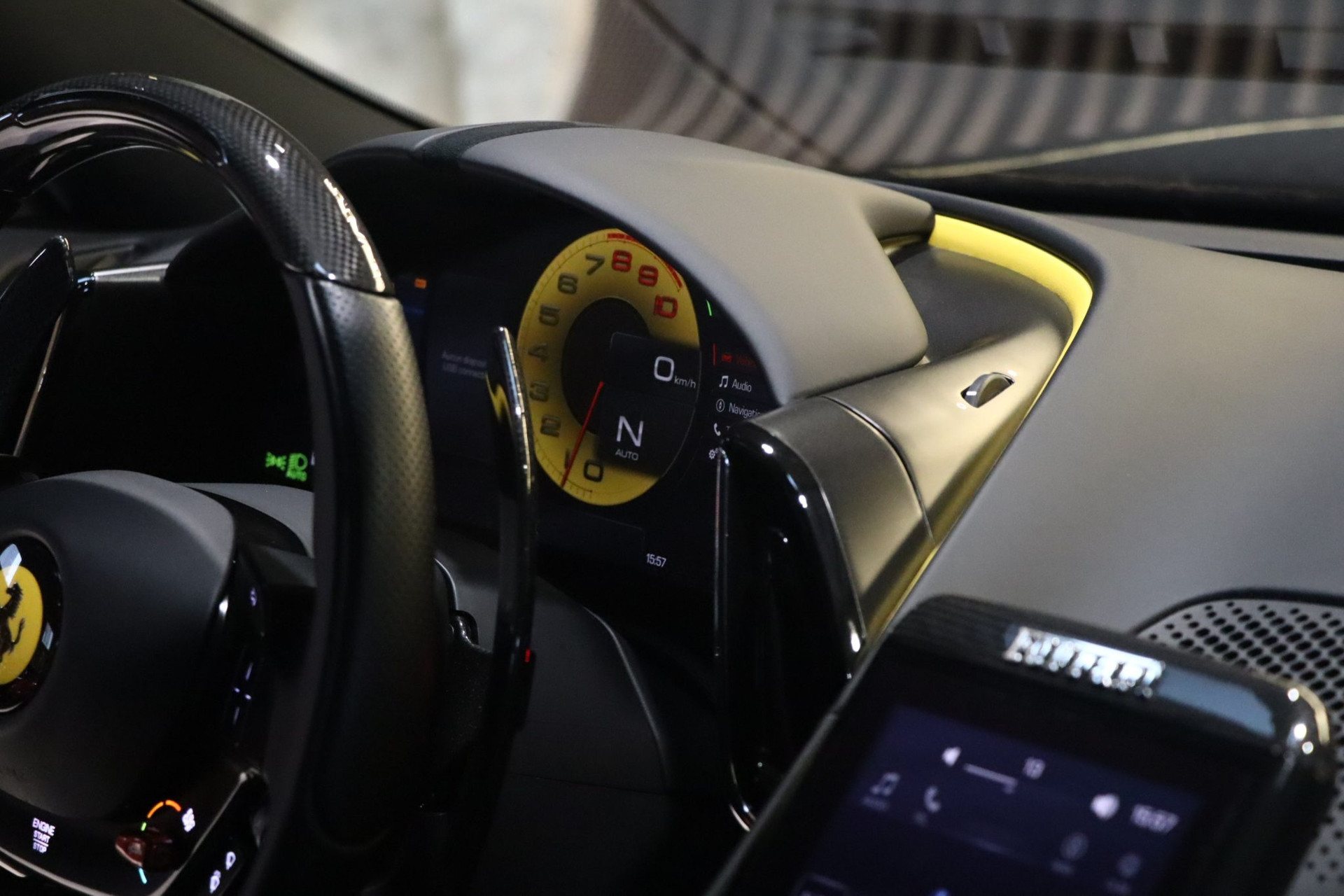 Ferrari Roma V8 3.9 620 ch - Nero Daytona - 24 800 km – Photo 26