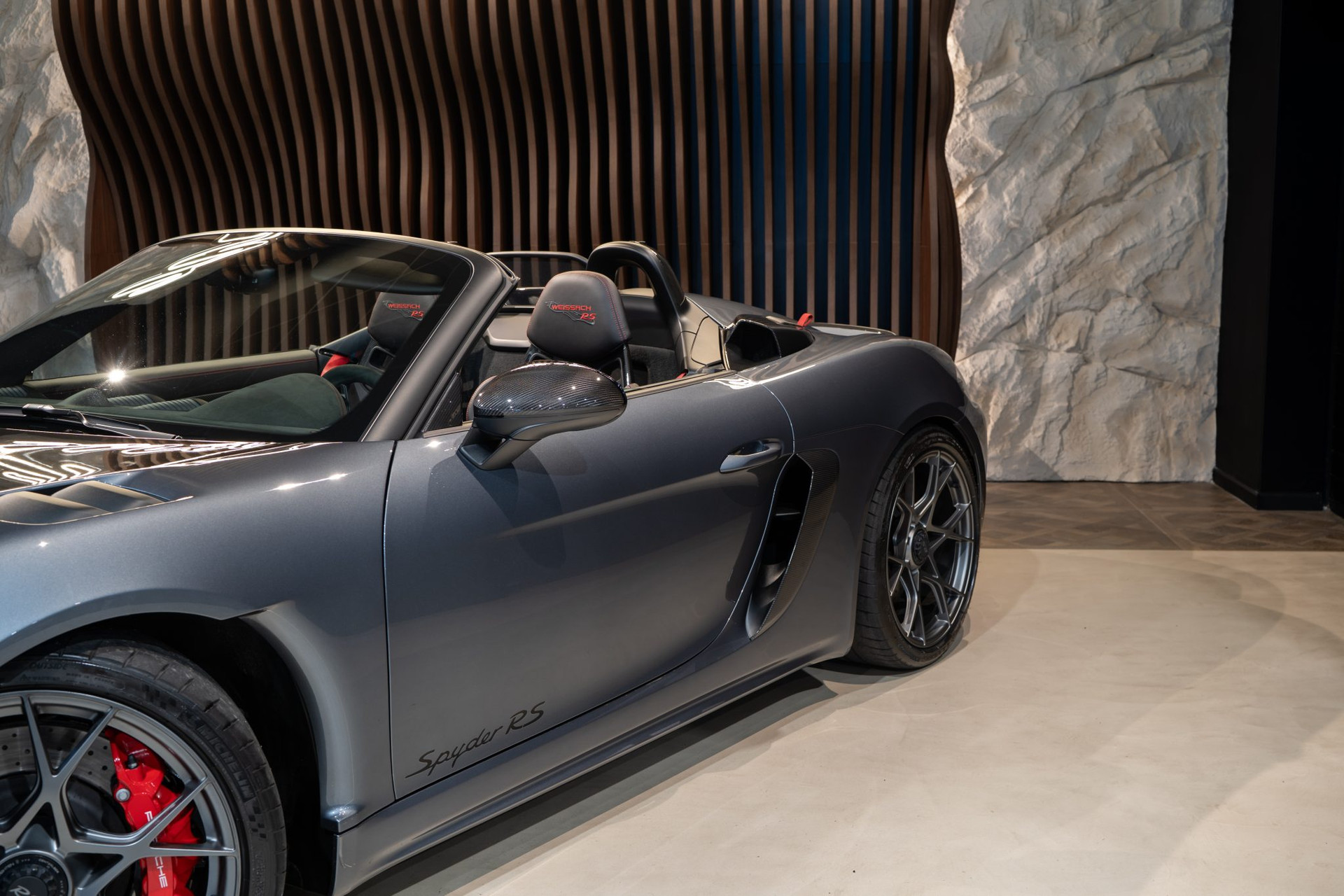 Porsche 718 Spyder RS – Pack Weissach – Gris Vanadium – 7 200 km – Photo 36