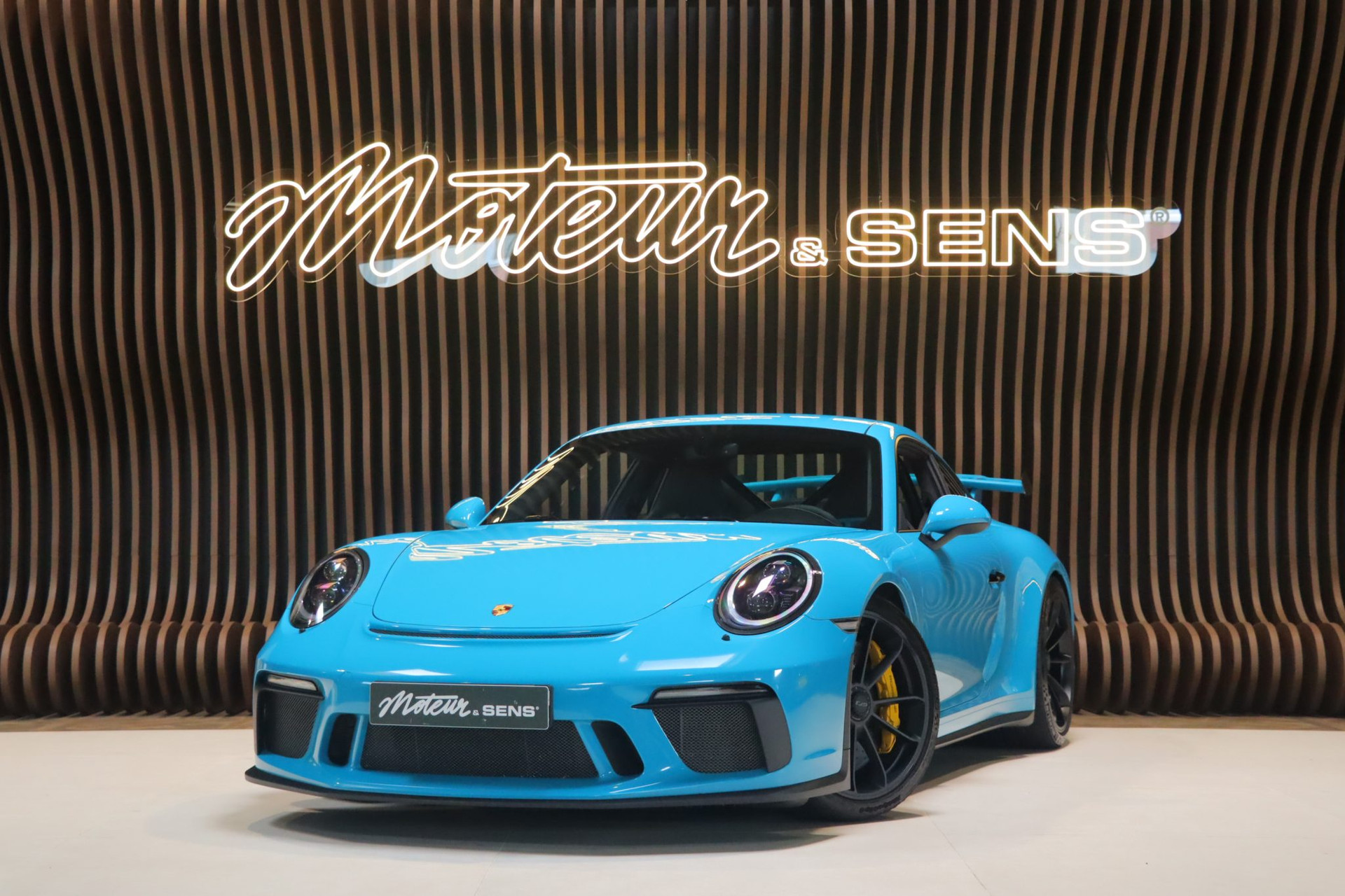 Porsche 911 Type 991.2 GT3 500ch PDK — Bleu Miami, 25 300 km – Photo 1
