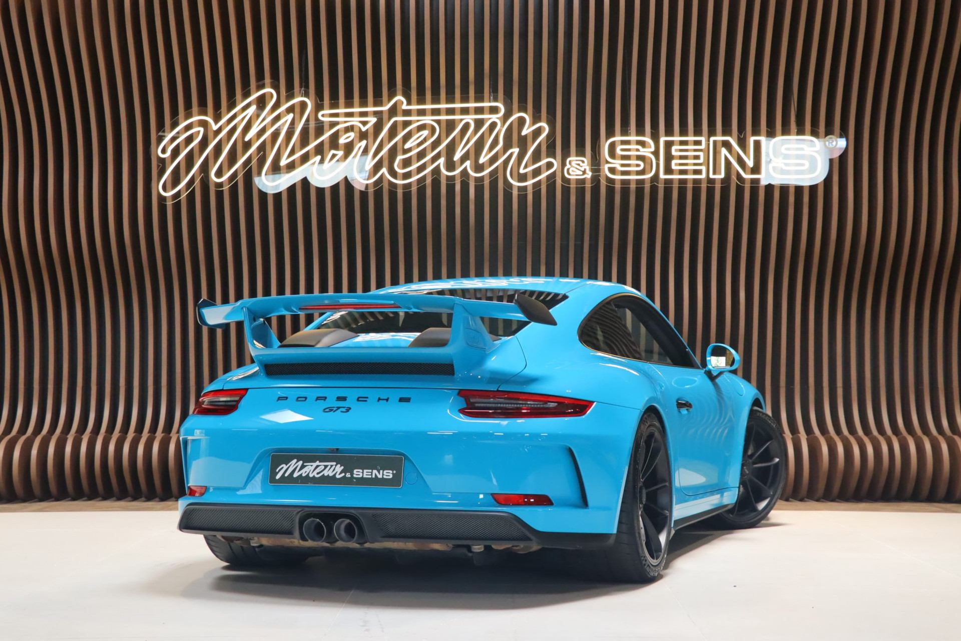 Porsche 911 Type 991.2 GT3 500ch PDK — Bleu Miami, 25 300 km – Photo 2