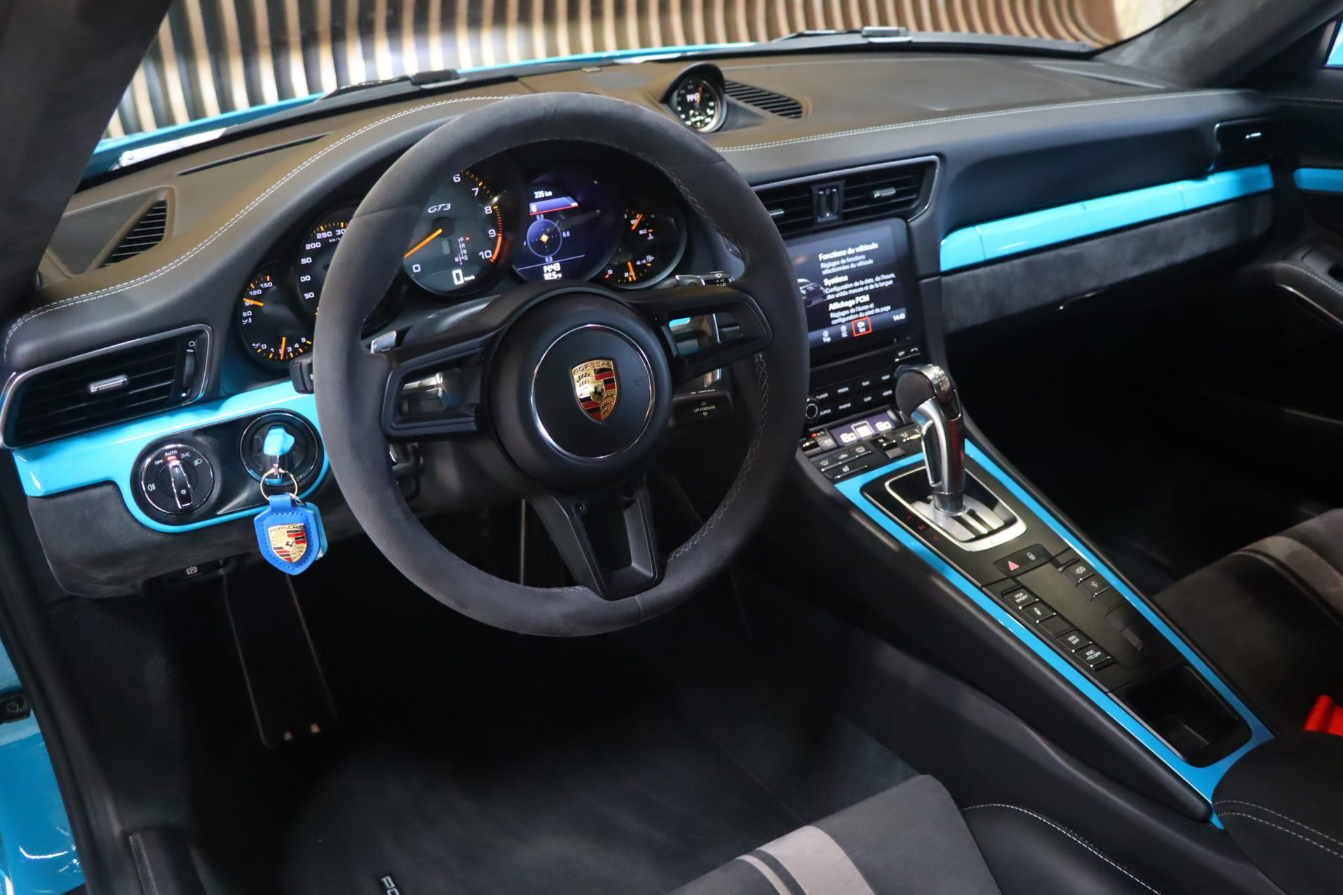 Porsche 911 Type 991.2 GT3 500ch PDK — Bleu Miami, 25 300 km – Photo 14