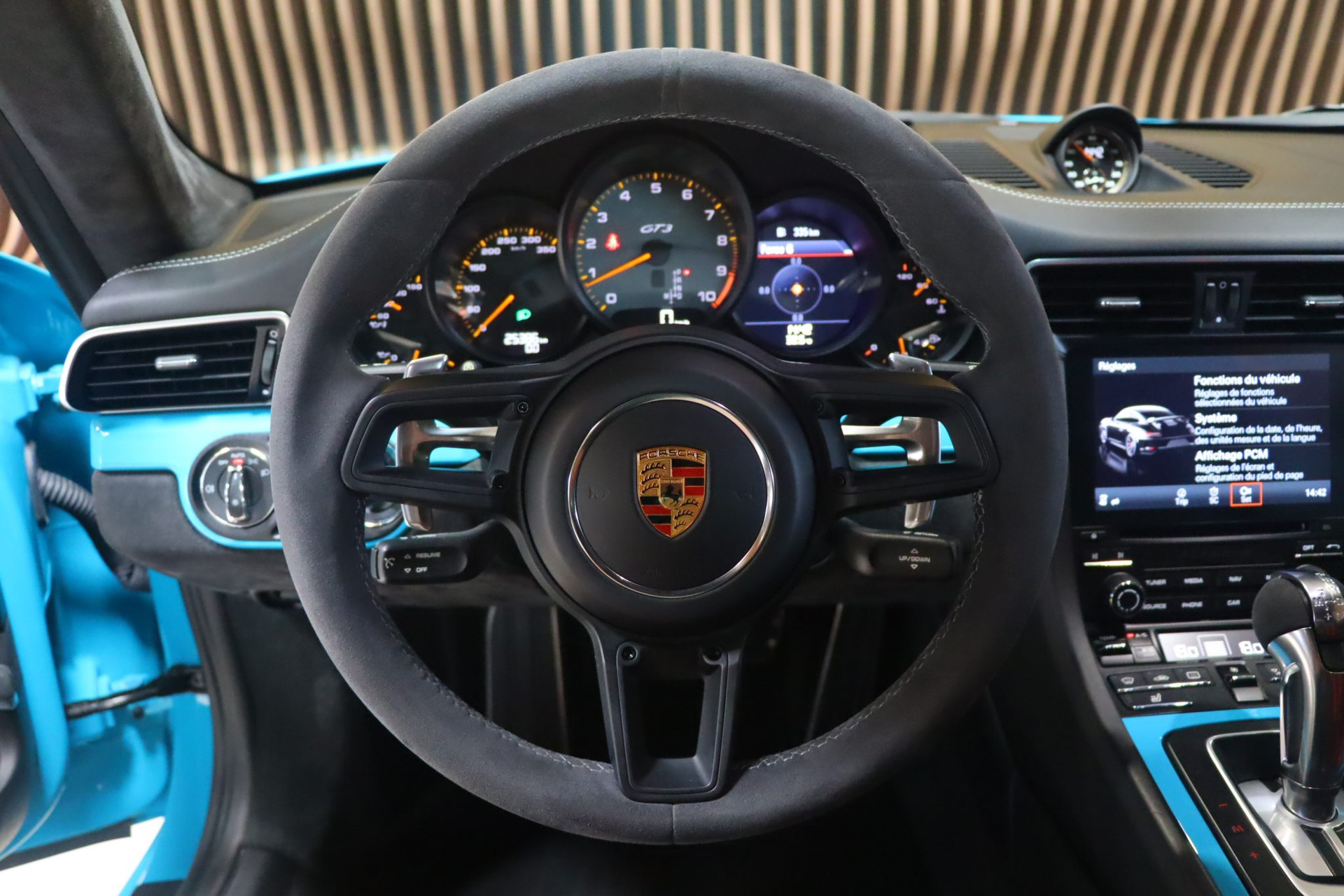 Porsche 911 Type 991.2 GT3 500ch PDK — Bleu Miami, 25 300 km – Photo 9