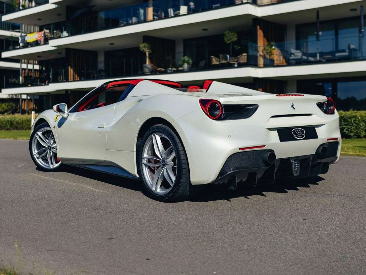 Ferrari 488 Spider — Bianco Italia, carbone intégral, garantie Ferrari – Photo 11