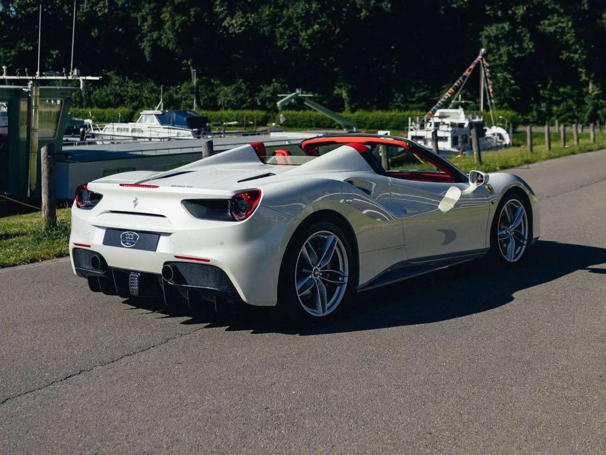 Ferrari 488 Spider — Bianco Italia, carbone intégral, garantie Ferrari – Photo 12