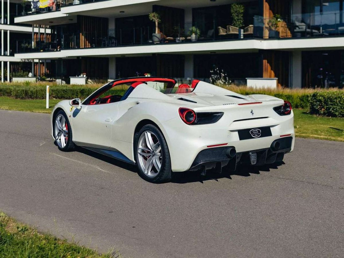 Ferrari 488 Spider — Bianco Italia, carbone intégral, garantie Ferrari – Photo 13