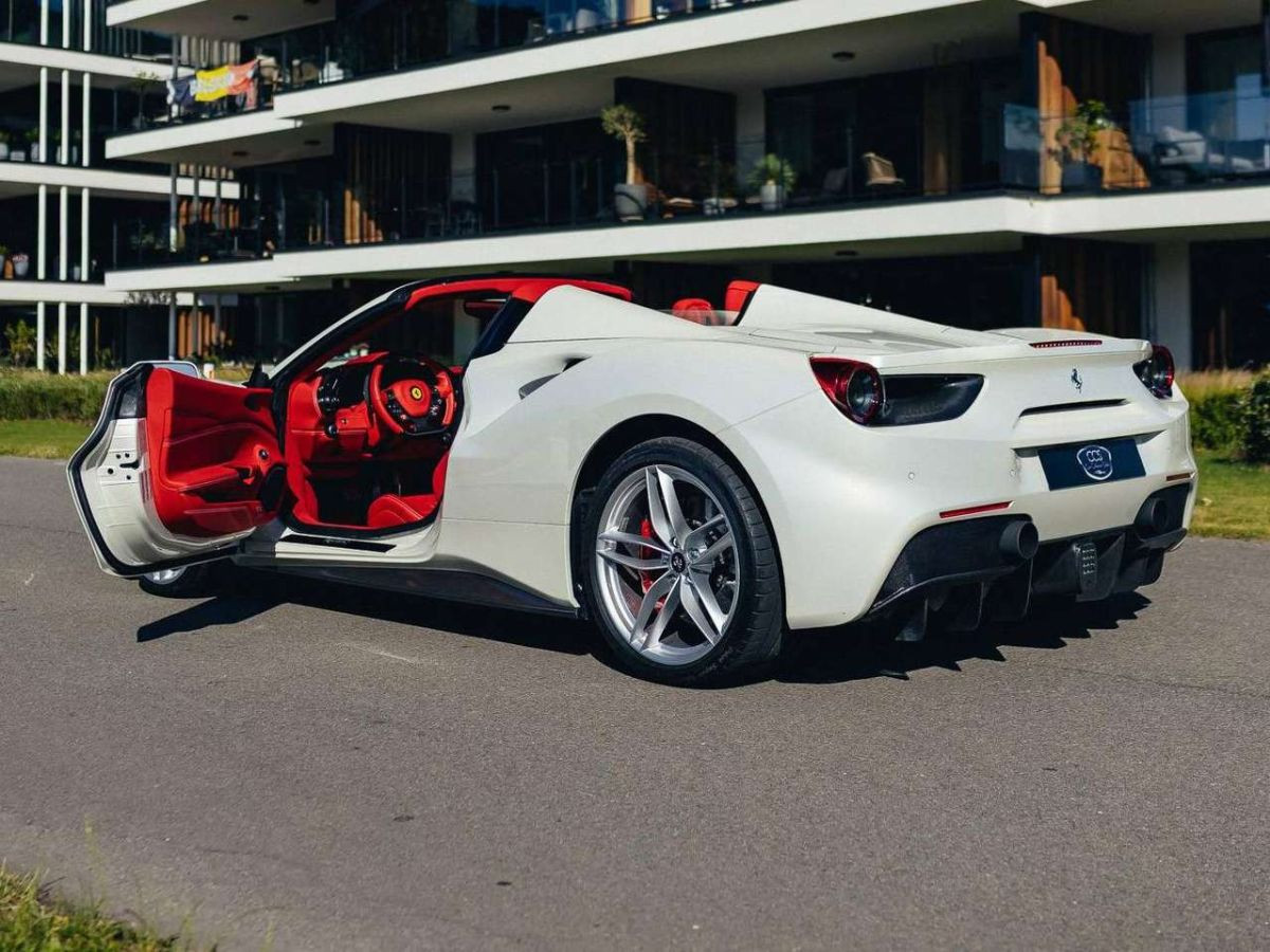 Ferrari 488 Spider — Bianco Italia, carbone intégral, garantie Ferrari – Photo 10