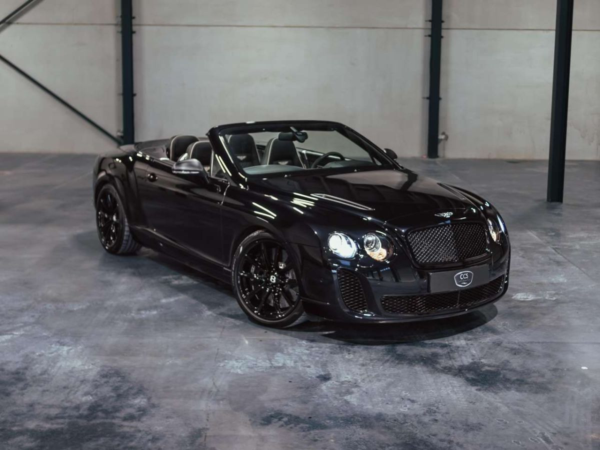 Bentley Continental GT Supersports Cabriolet W12 – Onyx Black – Photo 1