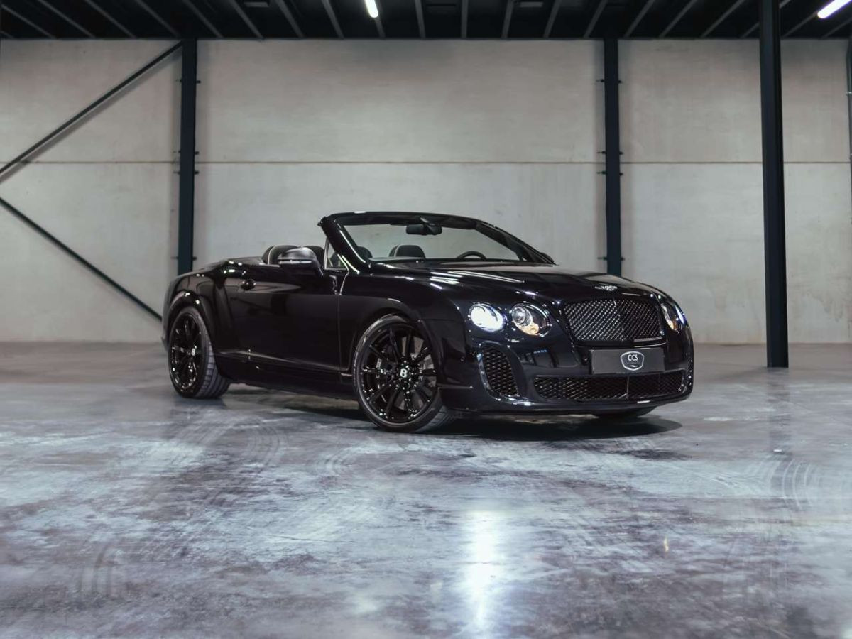 Bentley Continental GT Supersports Cabriolet W12 – Onyx Black – Photo 2